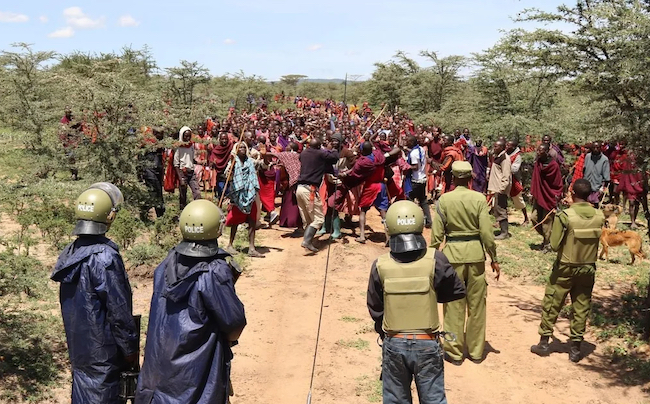 Protesta Masai